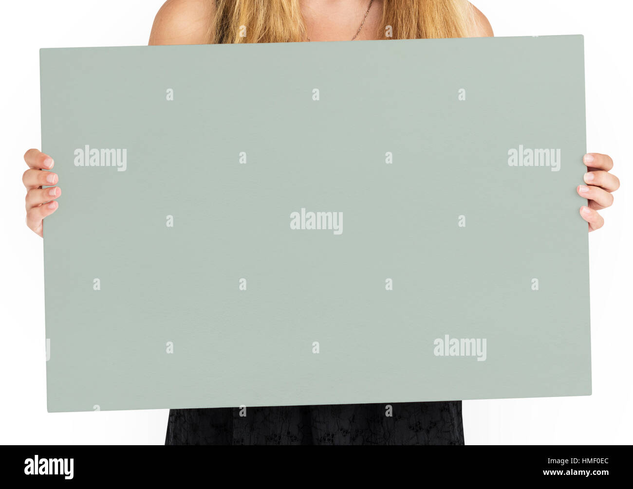 Targhetta vuota Copyspace concetto di comunicazione Foto Stock