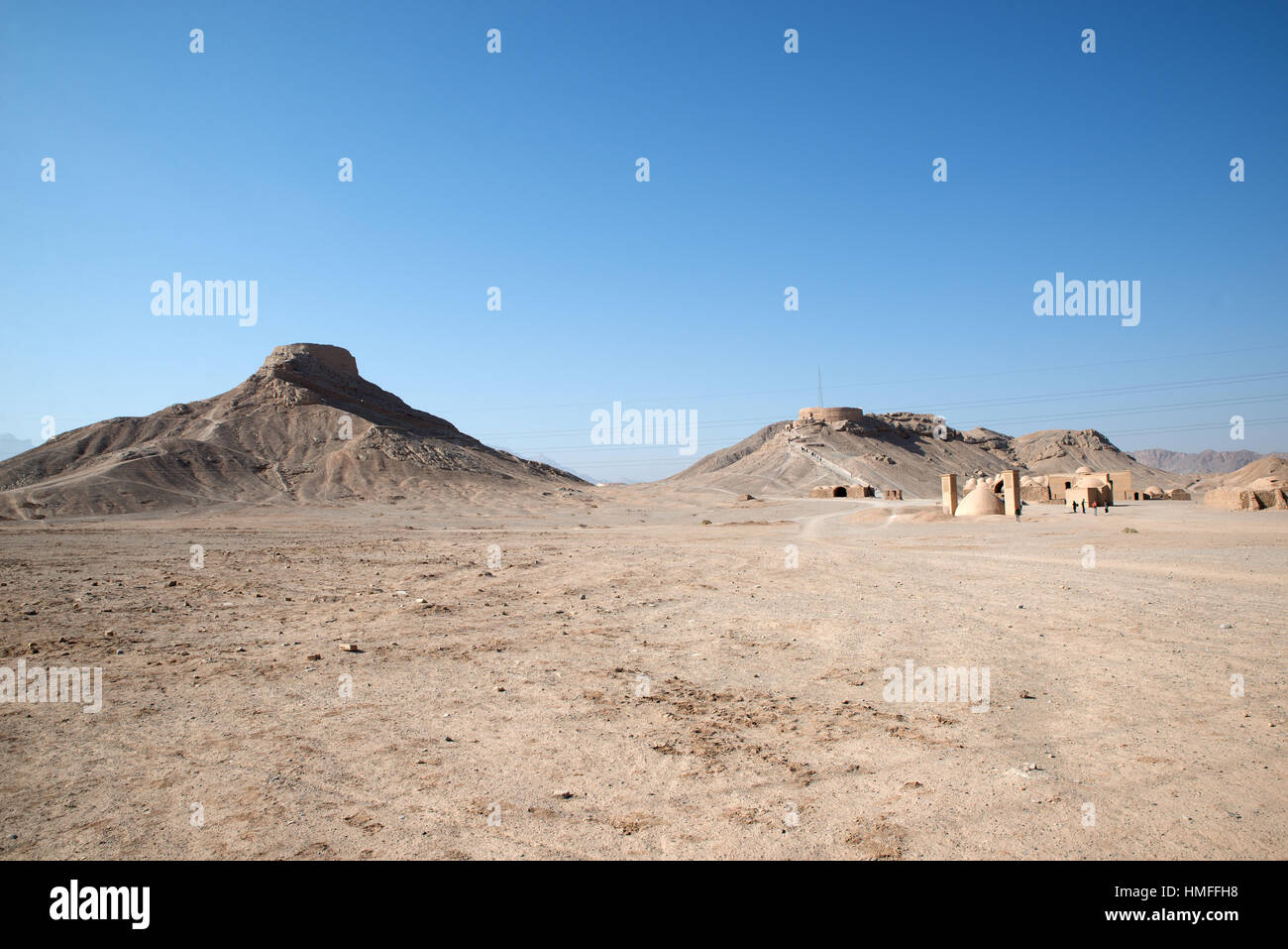 Torri zoroastriana di silenzio, Yazd, Iran Foto Stock