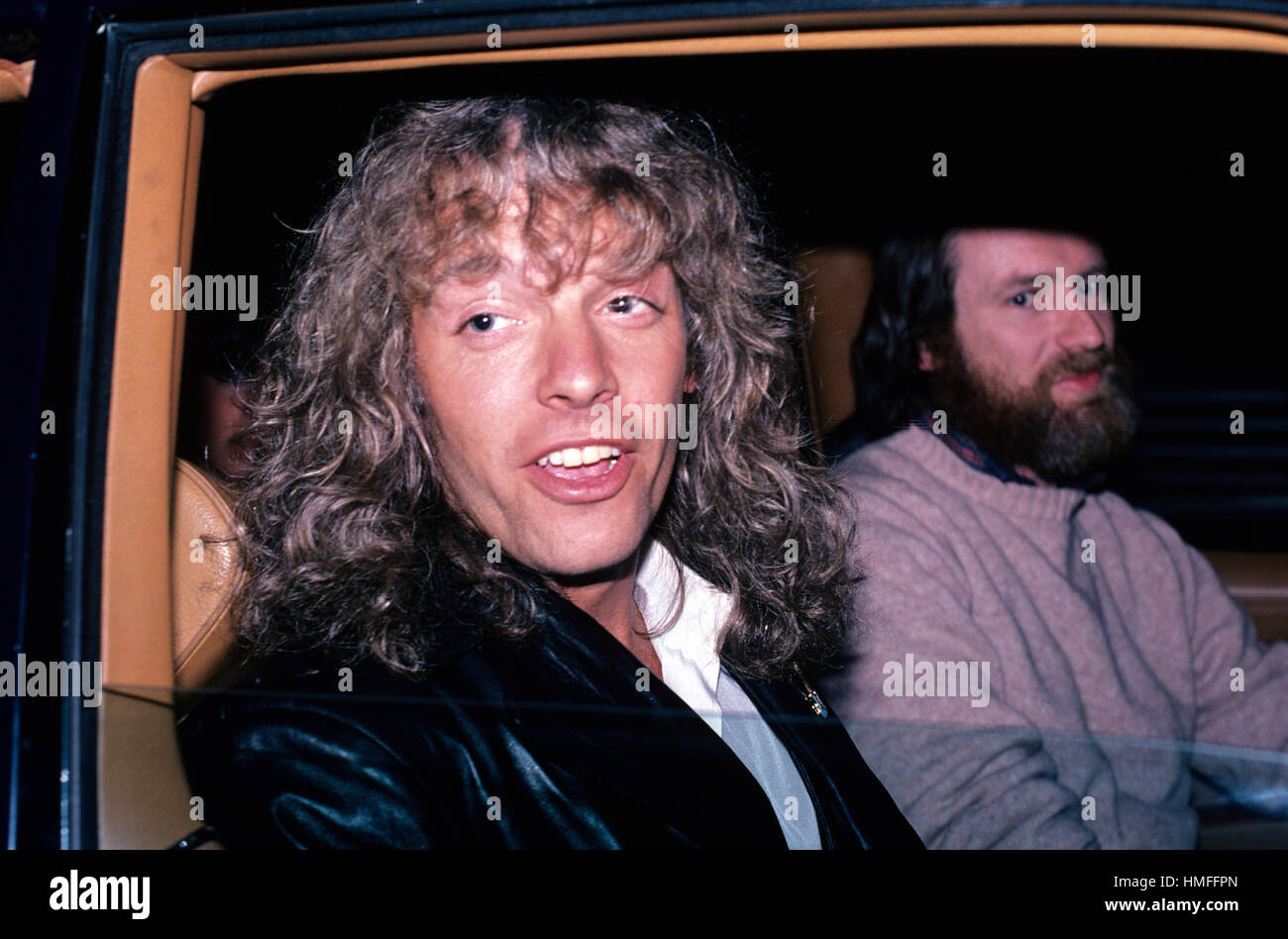 Peter Frampton fotografata da Walter McBride in aprile di 1981 nella città di New York. Foto Stock