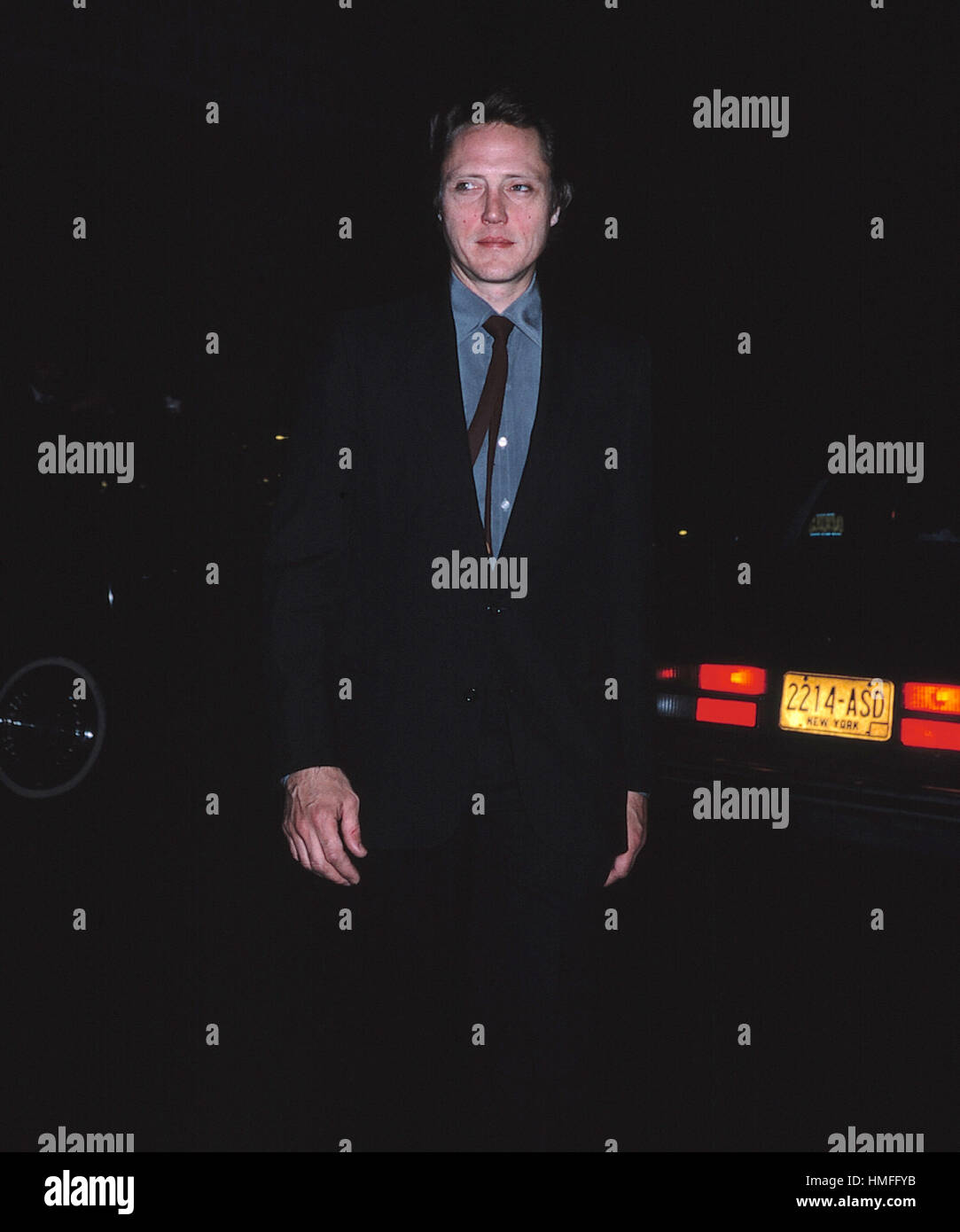 Christopher Walken in New York City il 9/1/84. Foto Stock