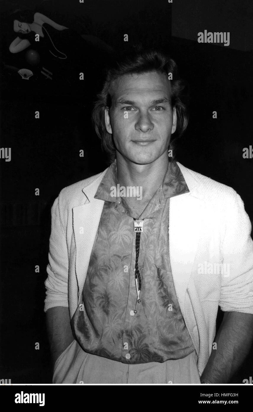 Patrick Swayze 1980. Foto Stock