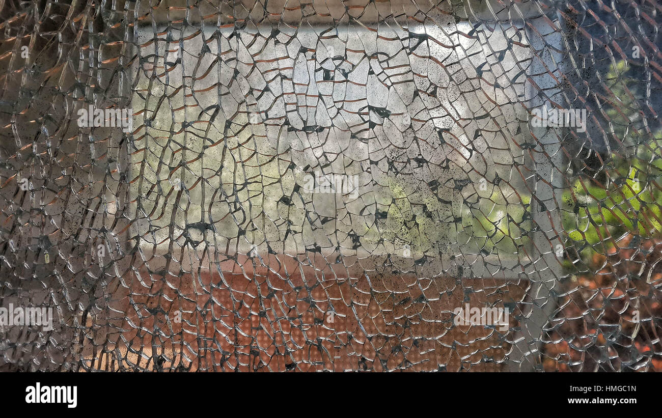 Broken Mirror texture e lo sfondo Foto Stock