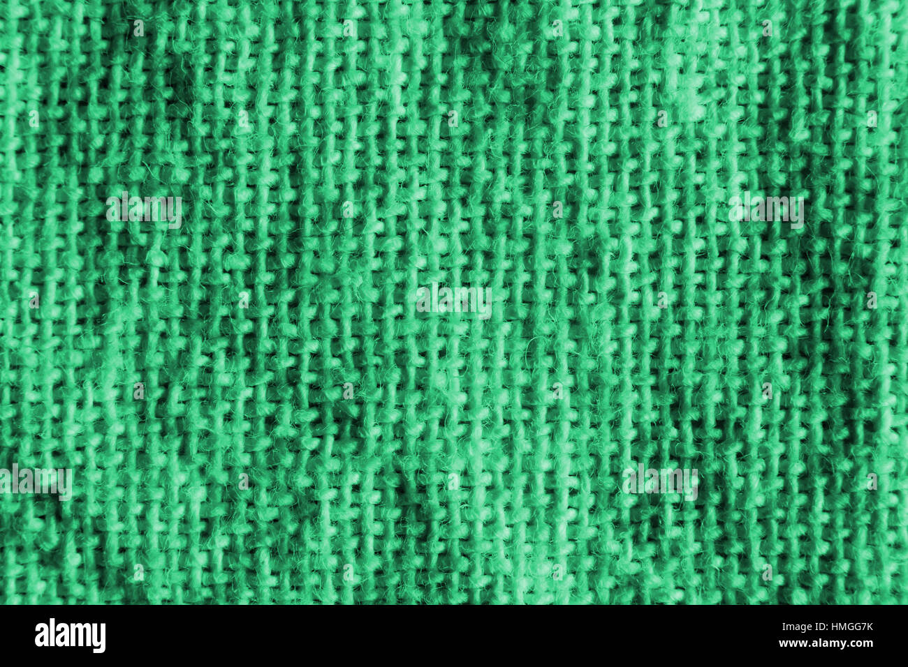 Tessuti grossolani panno di cotone tessuto verde bluastro Foto Stock