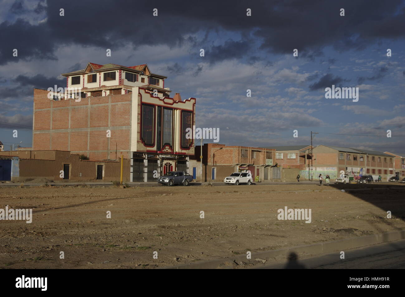 Chalet in El Alto, Bolivia, chiamato anche cholets Foto Stock