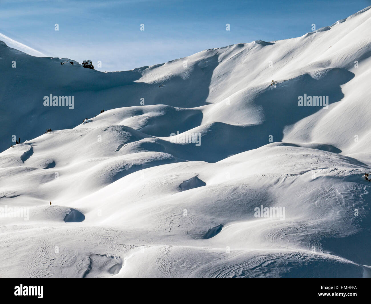 Paesaggio Innevato; Esplanade gamma; Selkirk gamma; British Columbia; Canada Foto Stock