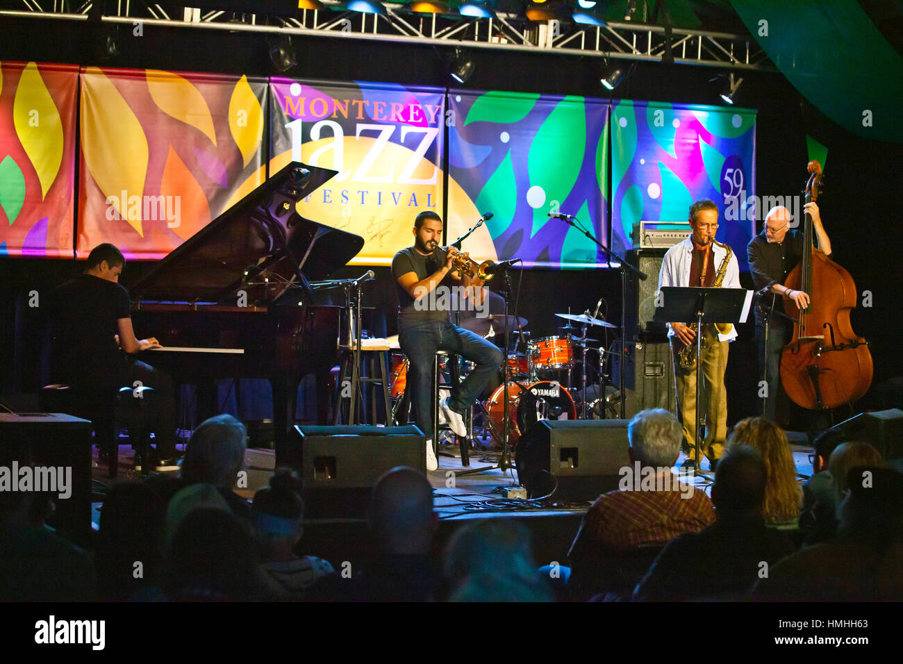 IBRAHIM MAALOUF esecuzione alla 59a Monterey Jazz Festival - California Foto Stock