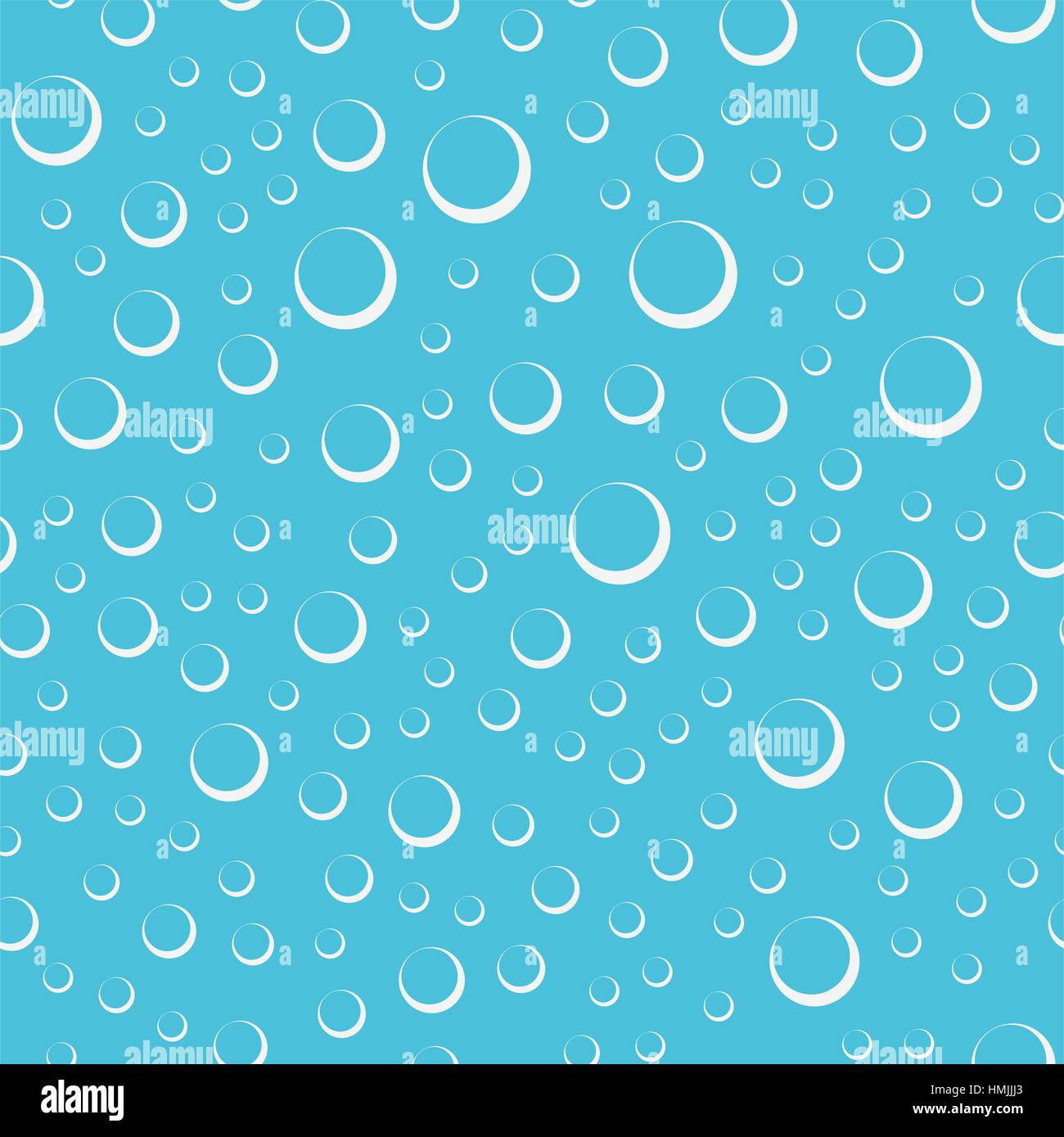 Abstract bolle di aria underwater seamless pattern. EPS8 illustrazione vettoriale. Illustrazione Vettoriale