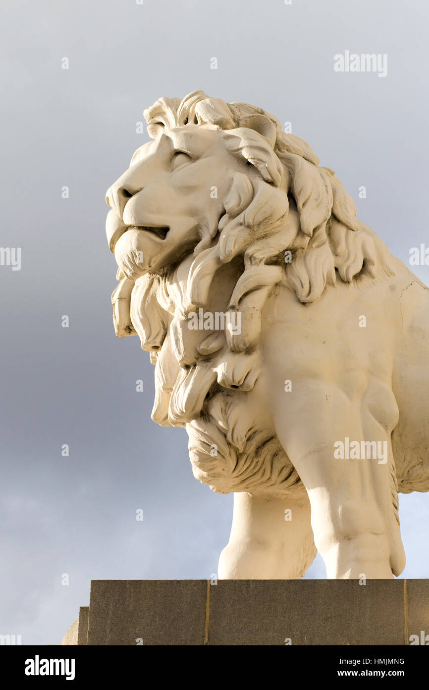 Il South Bank di Londra di Lion Foto Stock