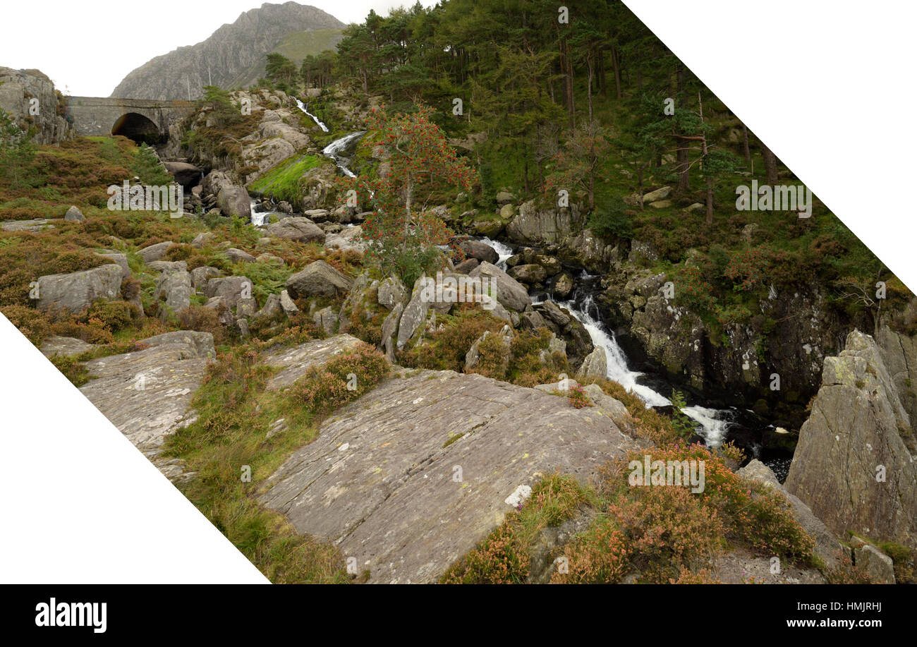 Ogwen Falls Foto Stock