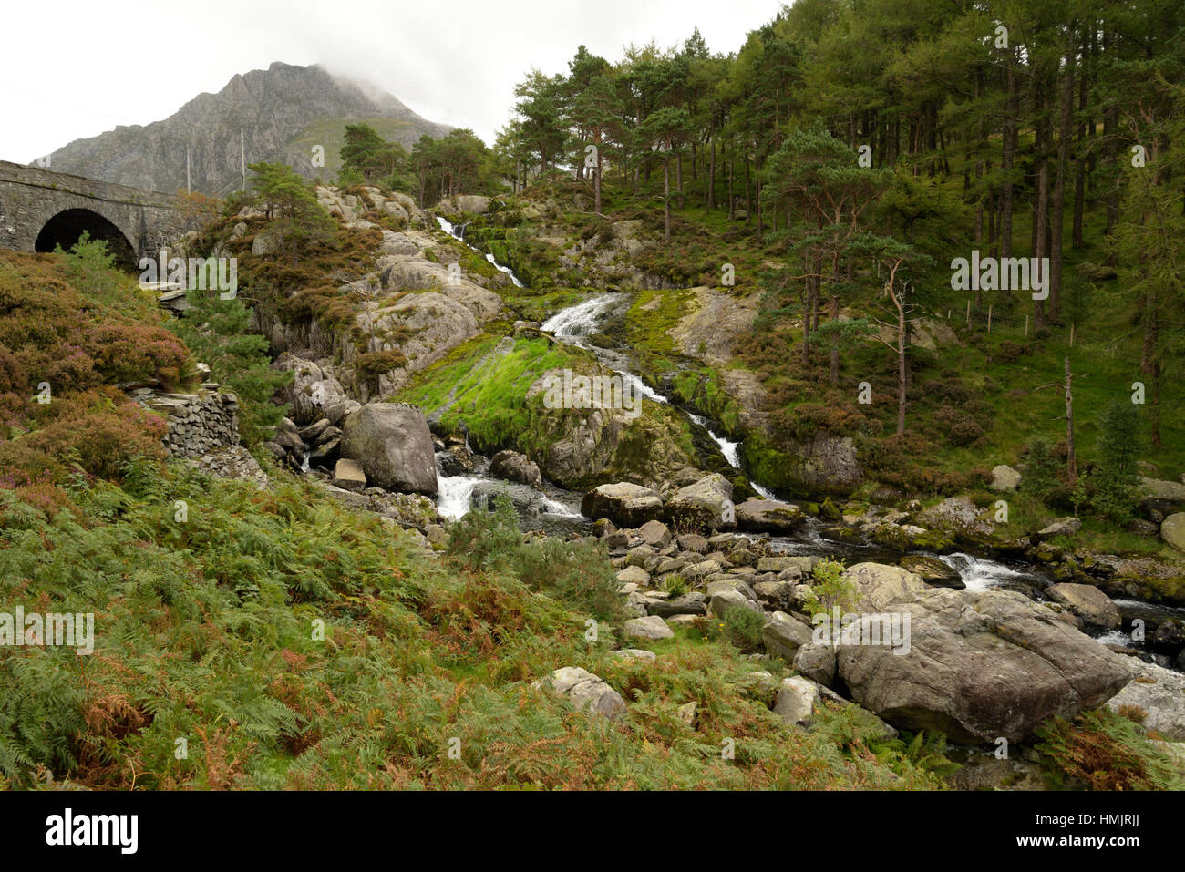 Ogwen Falls Foto Stock