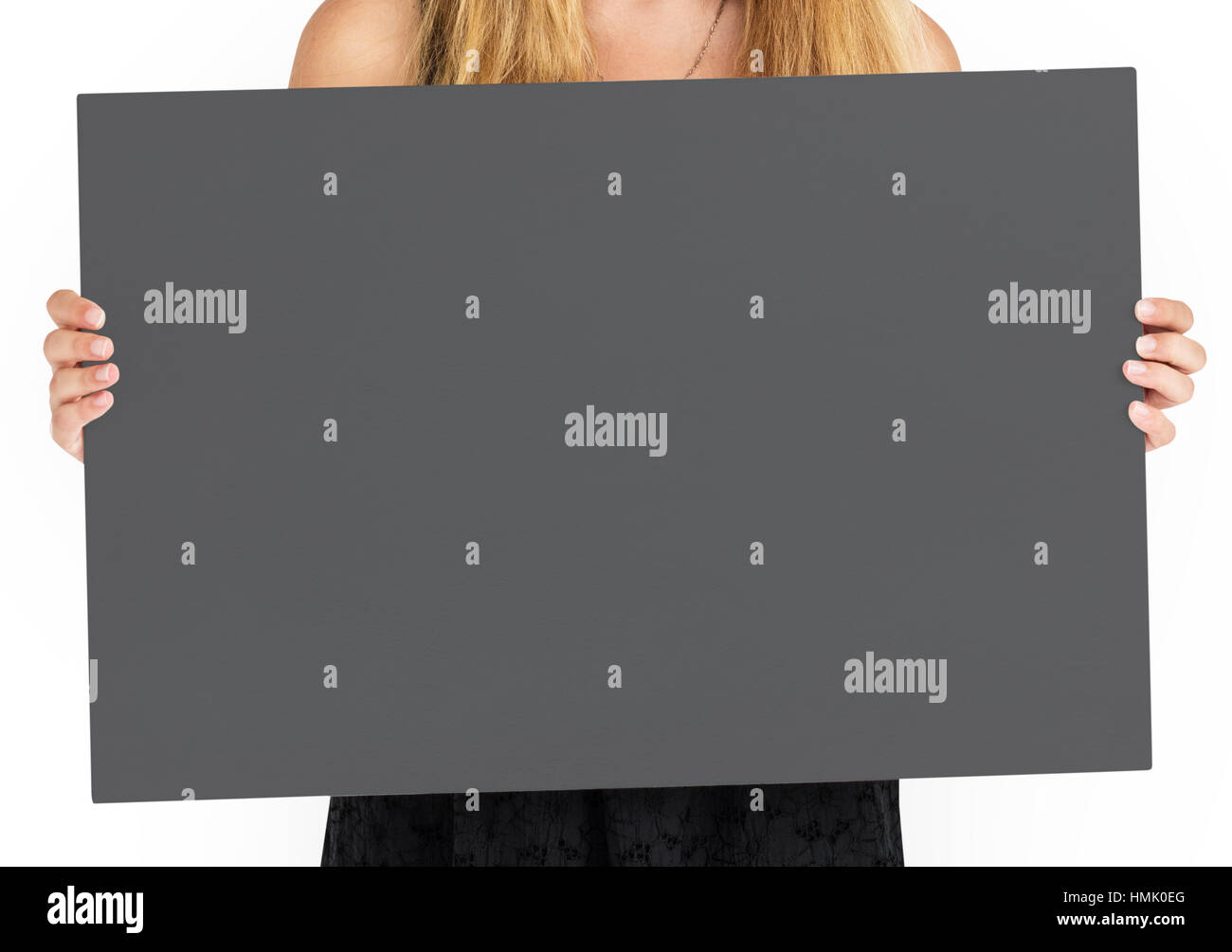 Targhetta vuota Copyspace concetto di comunicazione Foto Stock