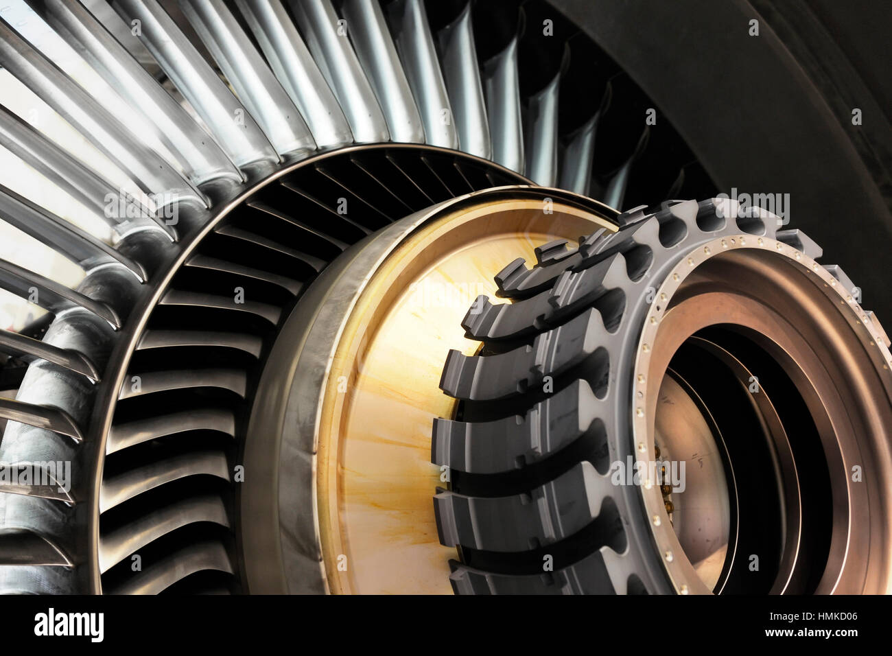 Rolls-Royce Trent 900 jet aero-motore di manutenzione e revisione presso SAESL Singapore Aero Engine Services Pte Ltd Foto Stock