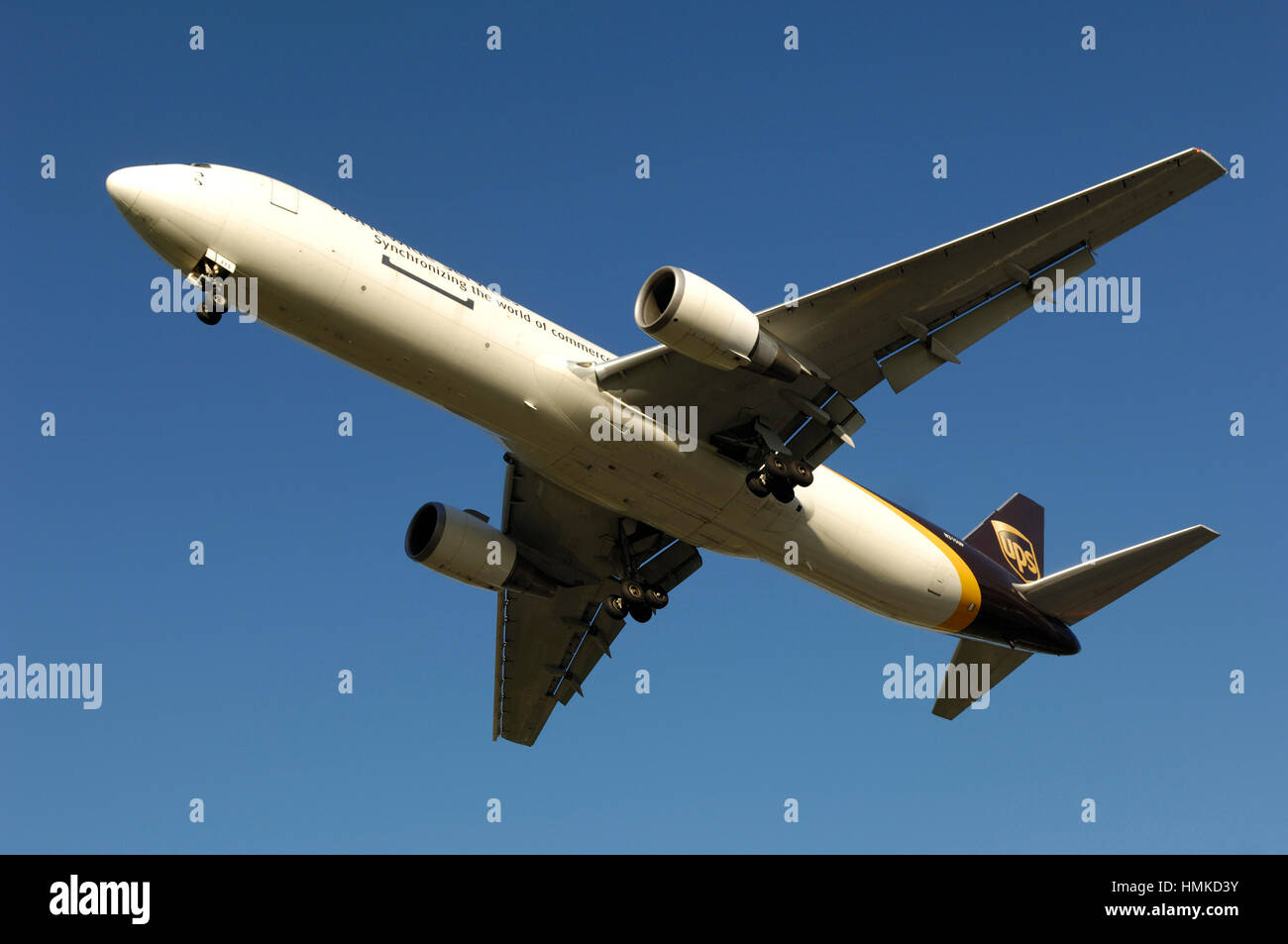 UPS Boeing 767-300 cargo su final-APPROCCIO Foto Stock