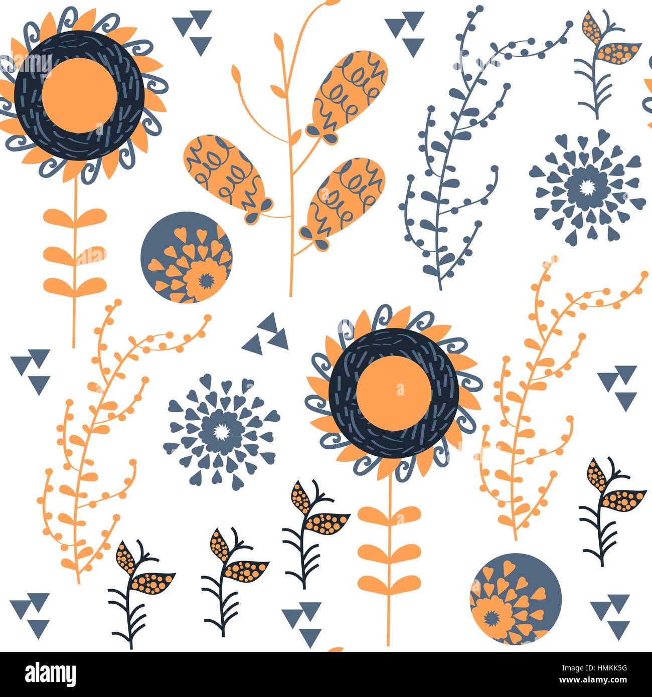 Floral pattern senza giunture, vettore Illustrazione Vettoriale