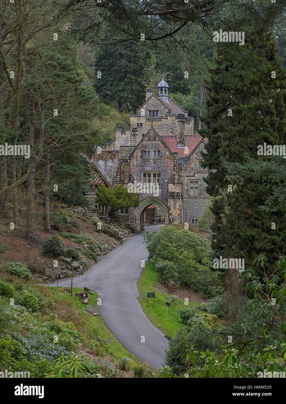 Cragside House in Northumberland Foto Stock