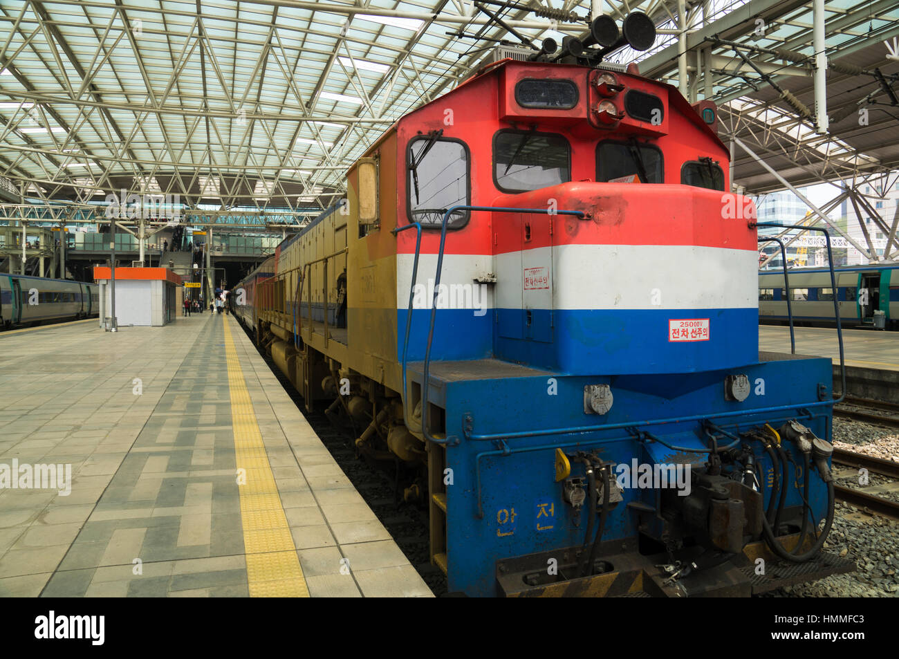Limitato Saemaul Express alla stazione di Seoul Foto Stock