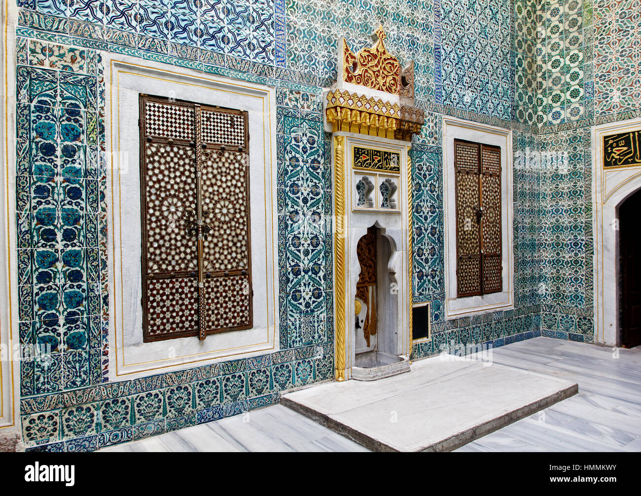 Il Palazzo di Topkapi a Istanbul Foto Stock