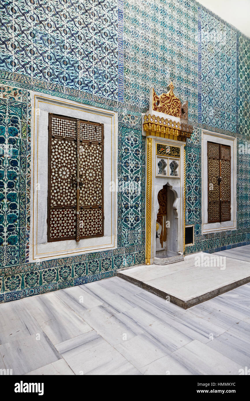 Il Palazzo di Topkapi a Istanbul Foto Stock
