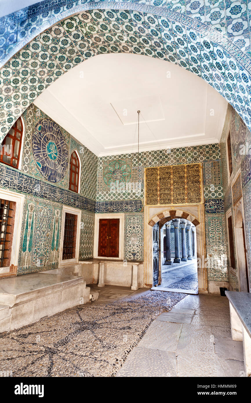 Il Palazzo di Topkapi a Istanbul Foto Stock