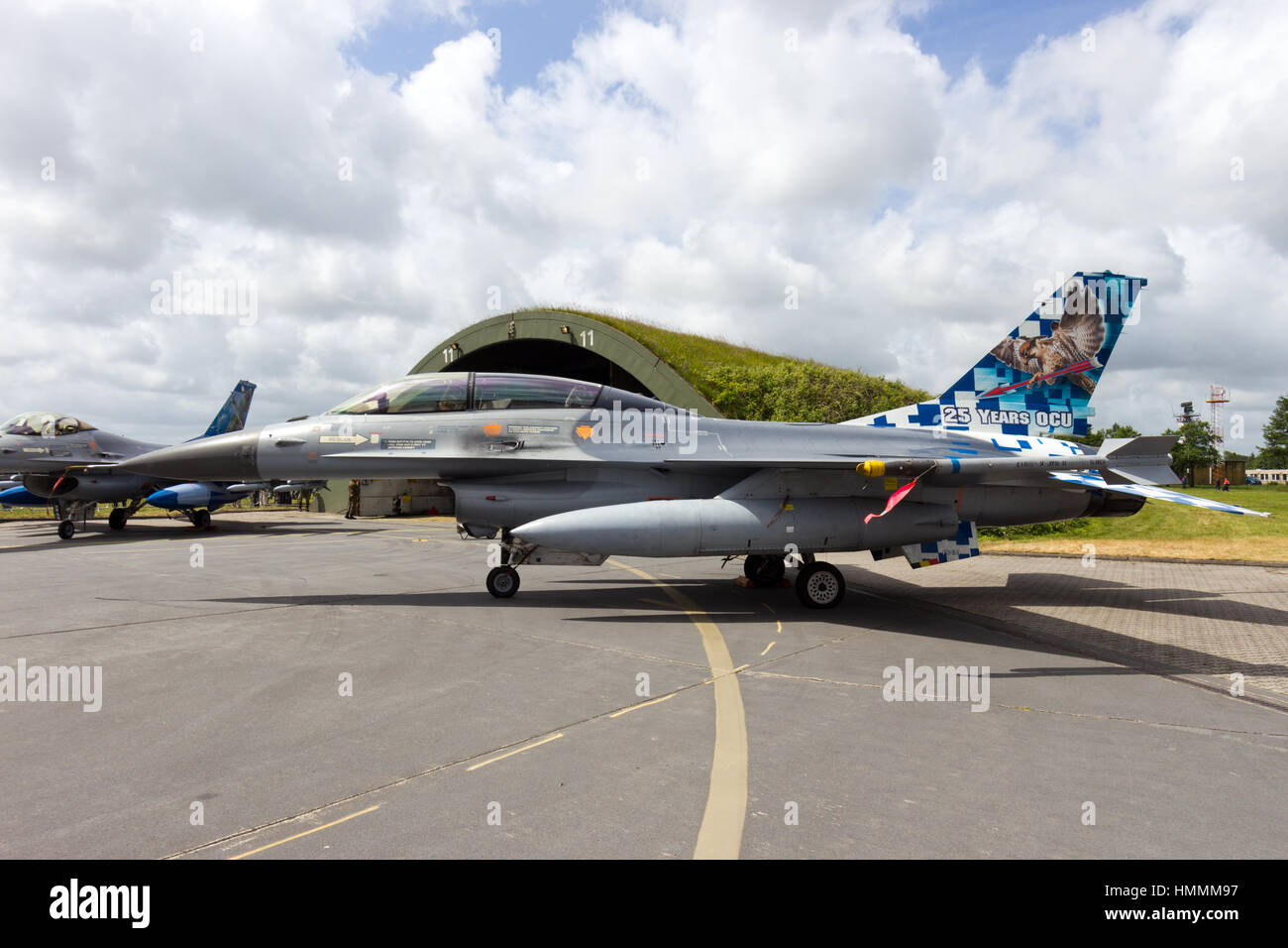 WITTMUND, Germania - 29 giugno: belga Air Force F-16 jet da combattimento alle Phantom Pharewell su Giugno 29, 2013 a Wittmund, Germania. Foto Stock