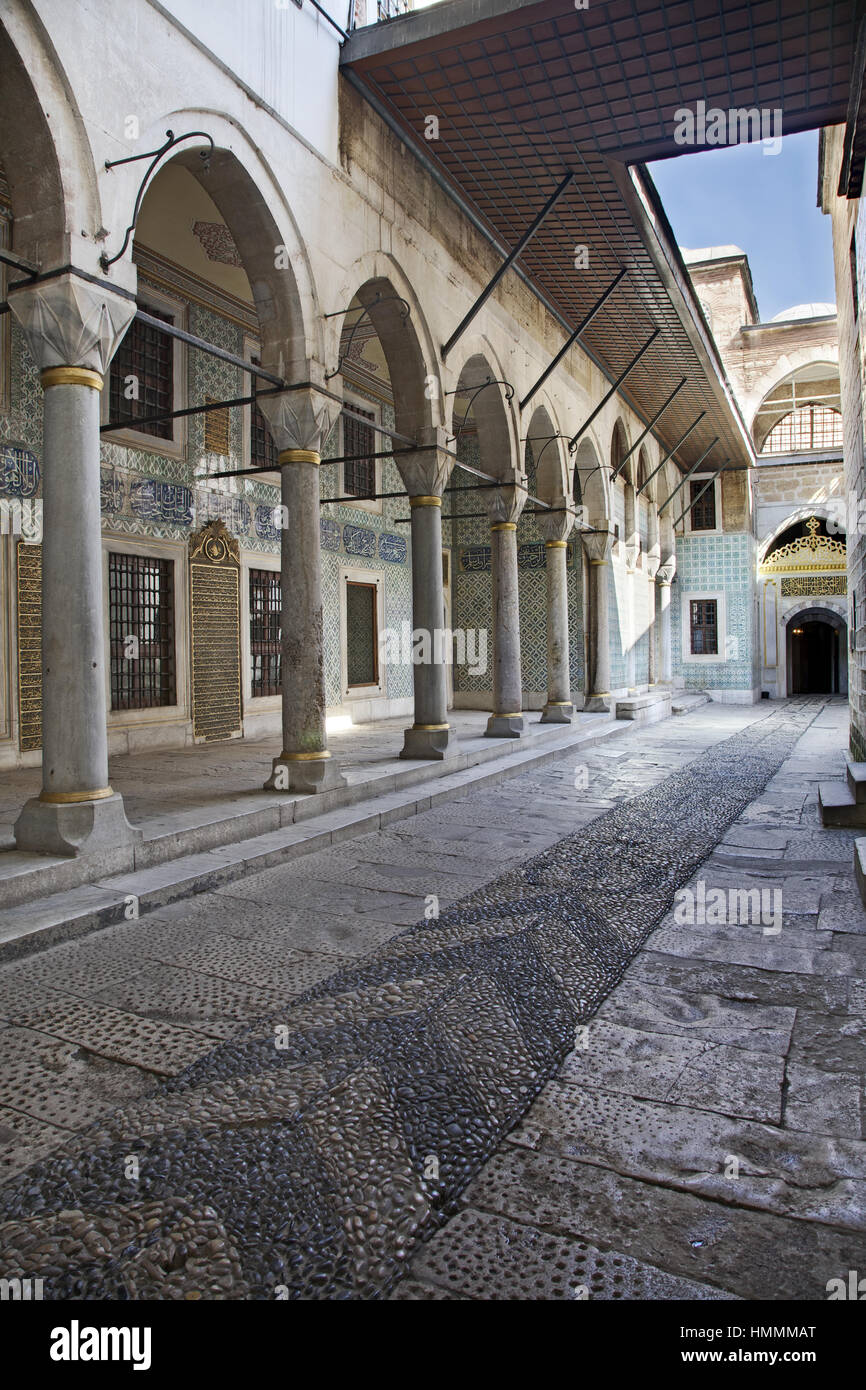 Il Palazzo di Topkapi a Istanbul Foto Stock