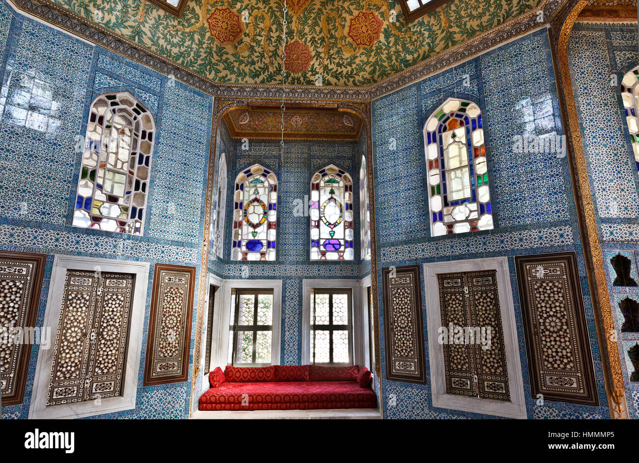 Il Palazzo di Topkapi a Istanbul Foto Stock