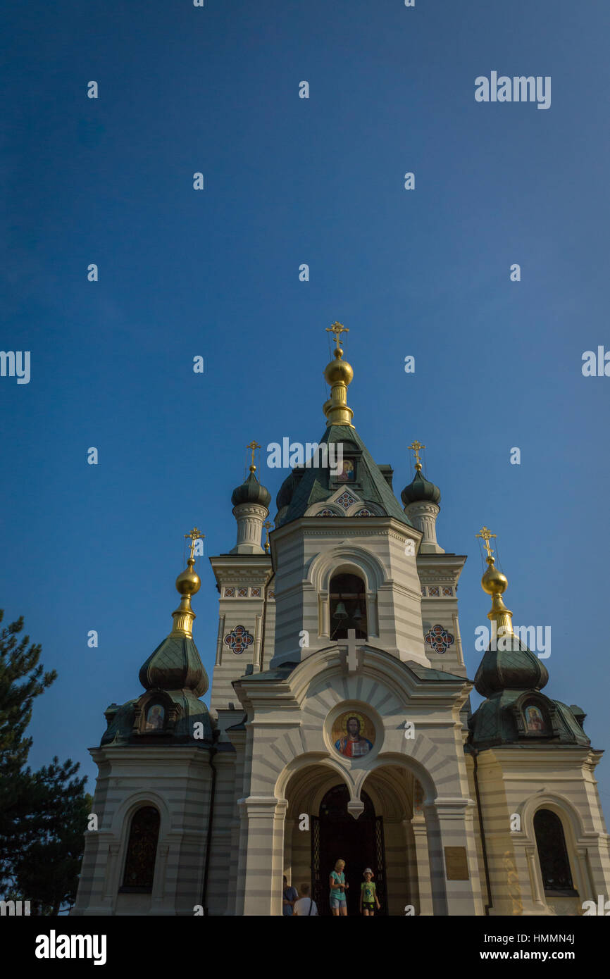 La Chiesa Della Risurrezione Di Cristo, Crimea Del Sud, Yalta Foto Stock