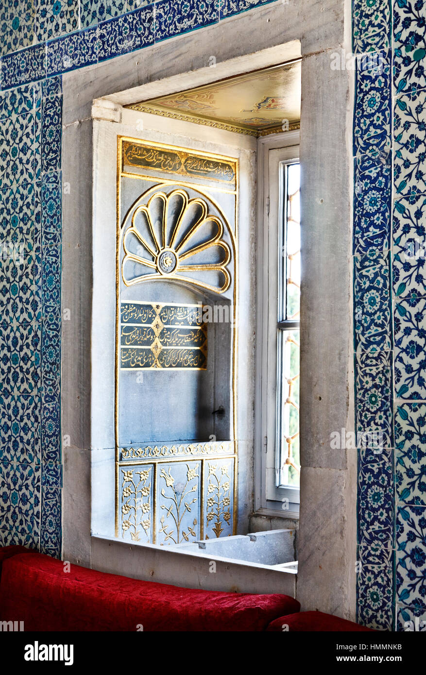 Il Palazzo di Topkapi a Istanbul Foto Stock