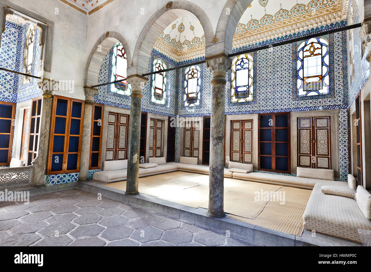 Il Palazzo di Topkapi a Istanbul Foto Stock