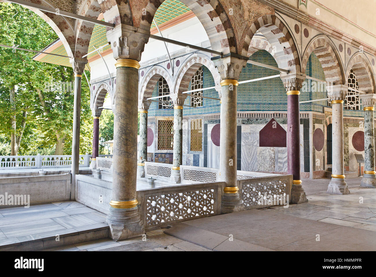 Il Palazzo di Topkapi a Istanbul Foto Stock