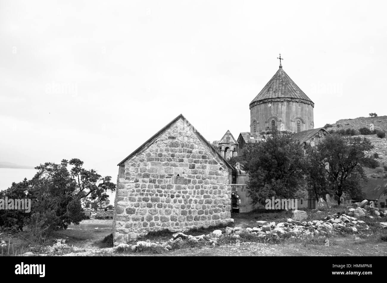 Chiesa Armena, Achdamar Island - Van, Turchia Foto Stock