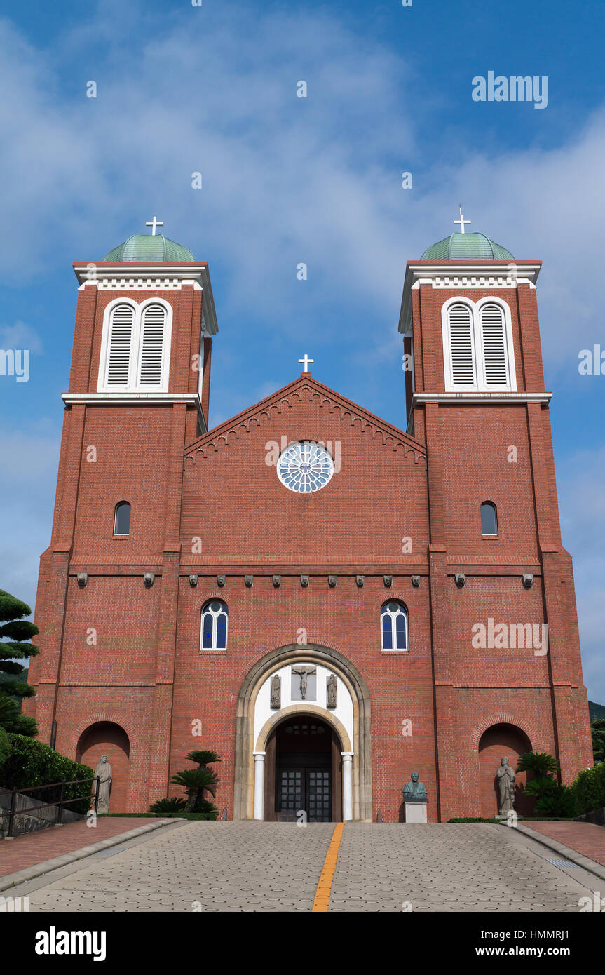 Cattedrale di Urakami a Nagasaki, in Giappone. Foto Stock