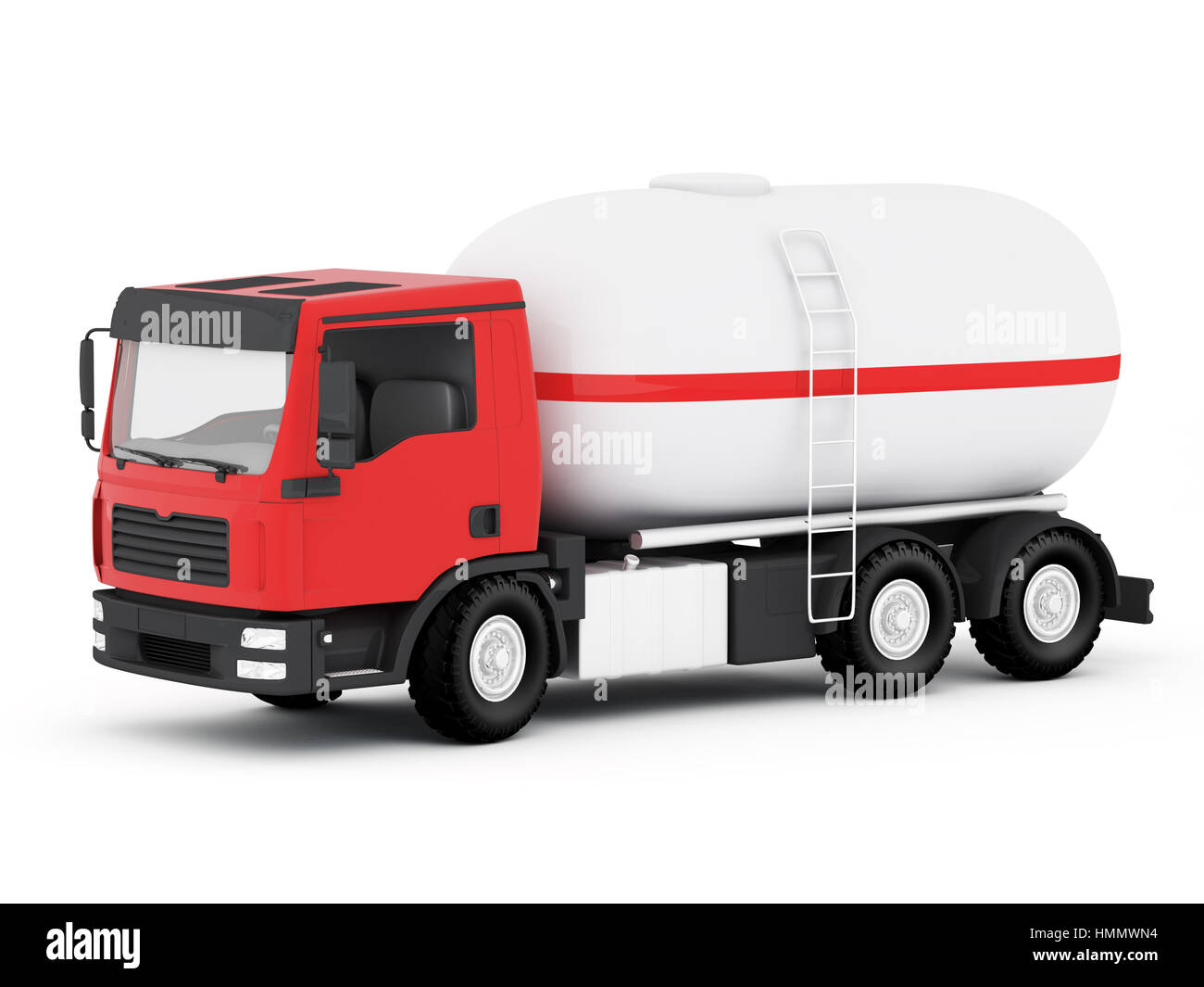 Serbatoio GPL Carrello - 3D Render Foto Stock