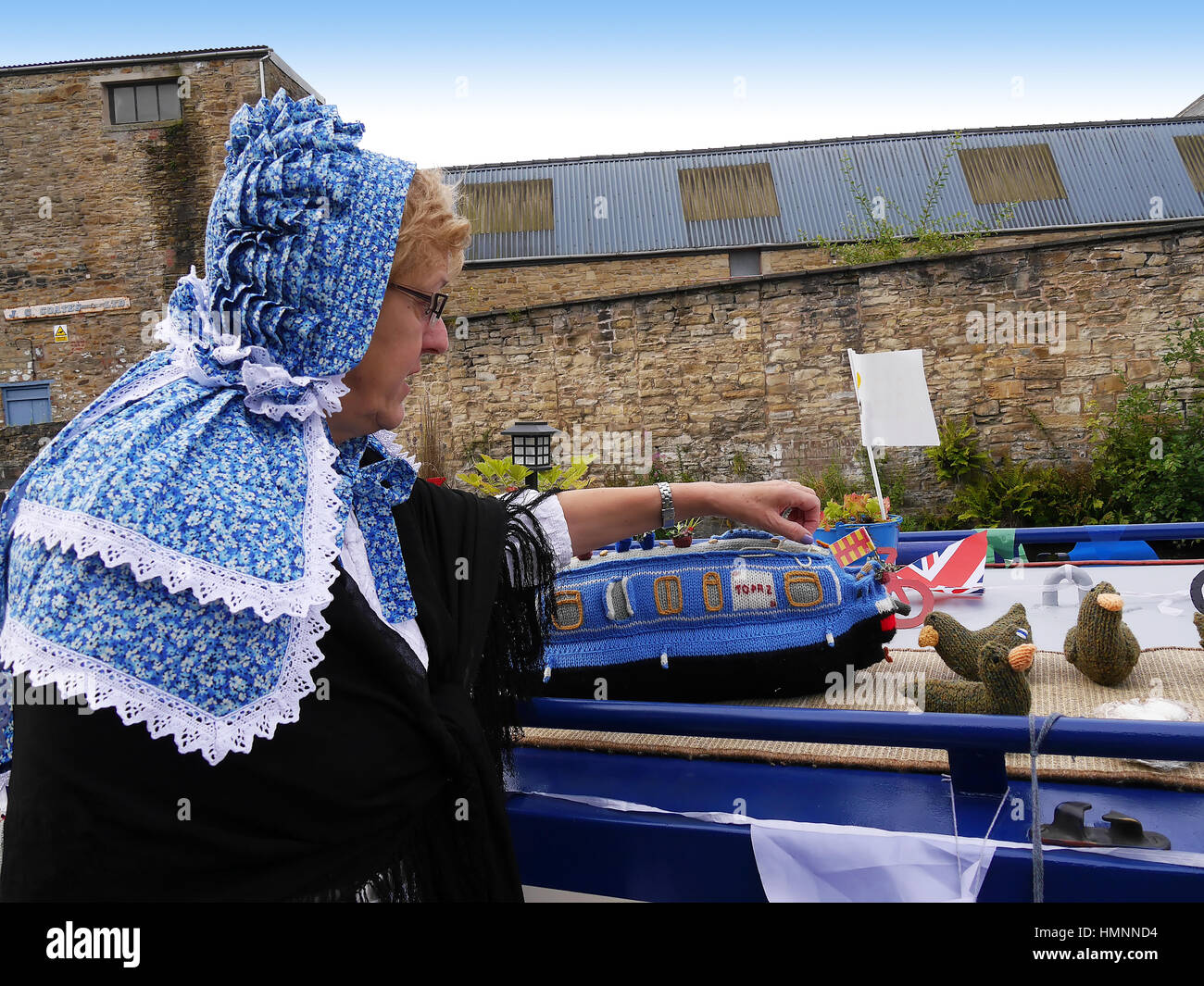 Battelli a 200 anno celebrazione del Leeds Liverpool Canal a Burnley Lancashire Foto Stock