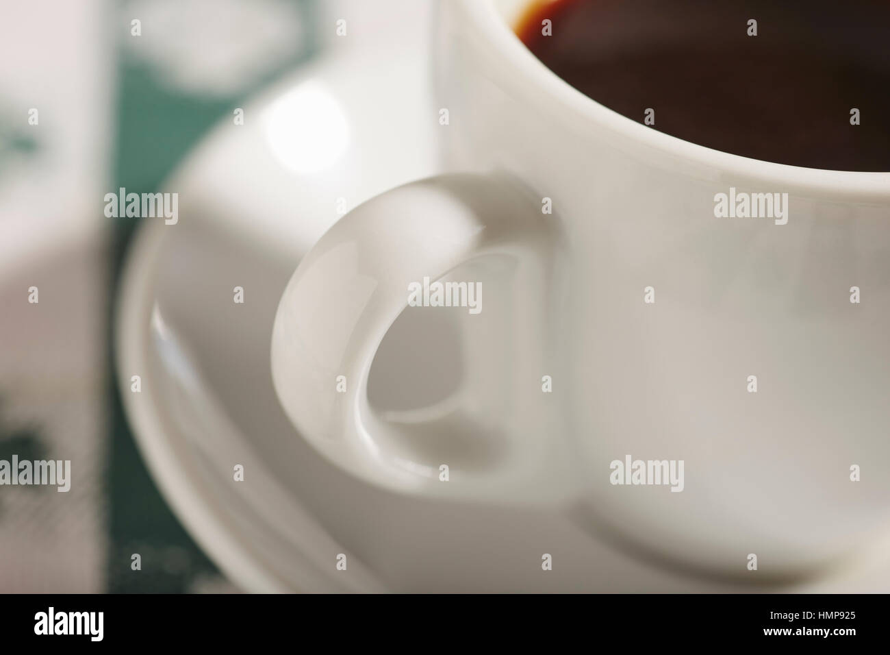 Una tazza di caffè espresso Foto Stock