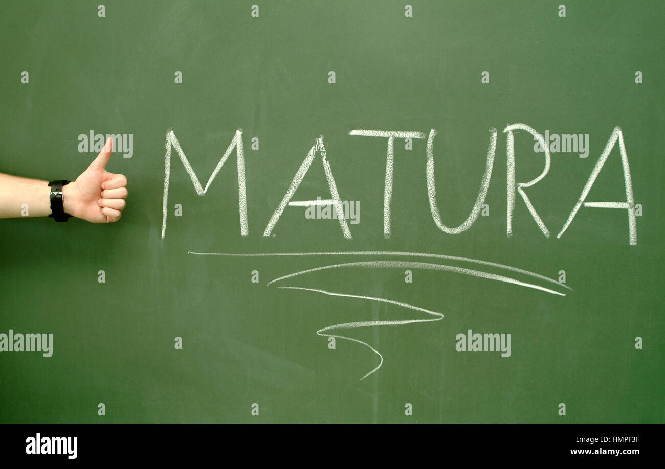 Ottimisti per la scuola di lasciare l'esame Foto Stock