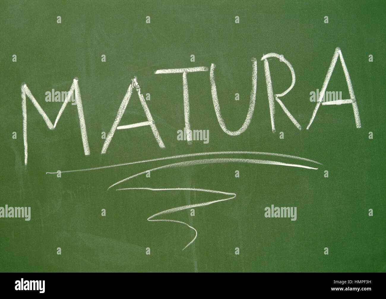 Symbolbild Optimistischer Maturant Foto Stock