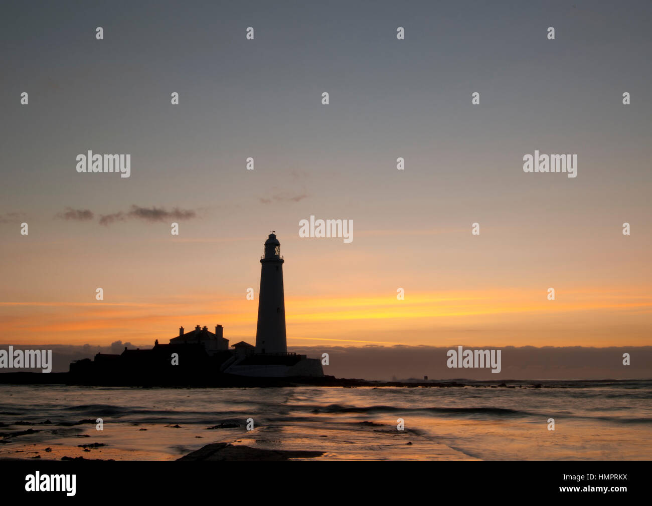 Stagliano faro all'alba Foto Stock