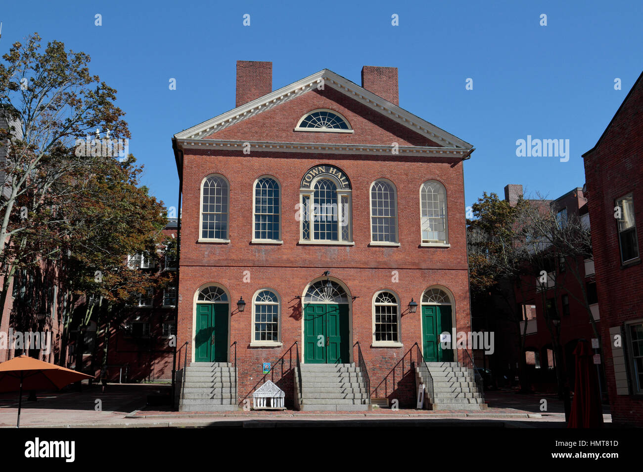 Salem Town Hall, Salem, Essex County, Massachusetts, Stati Uniti. Foto Stock