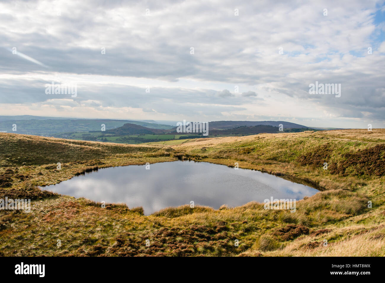 La Sirene Pool in Staffordshire Moorlands, REGNO UNITO Foto Stock