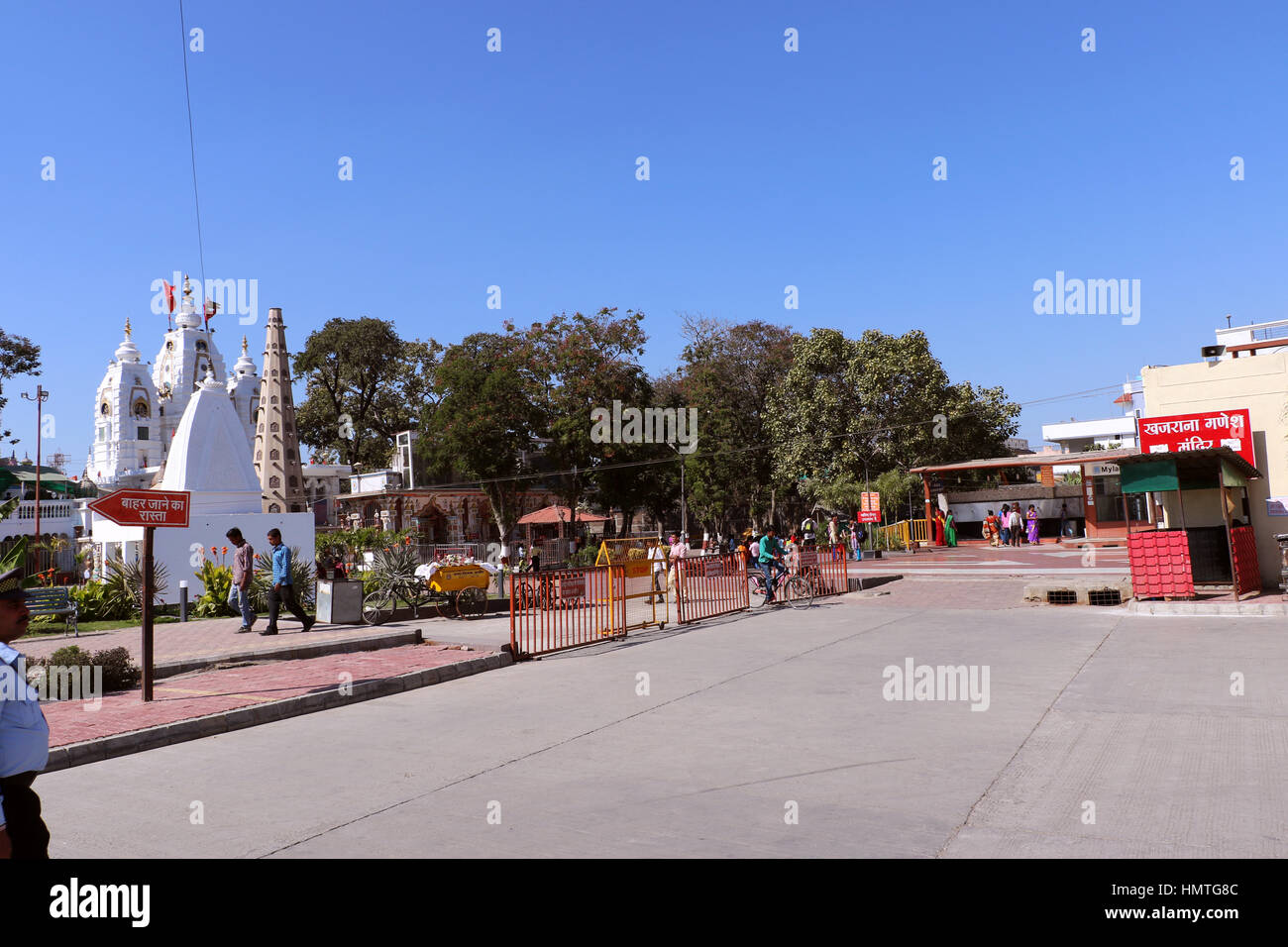 Khajrana Ganesh Temple, Indore Foto Stock