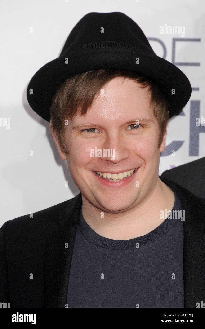 7 gennaio 2015 - Los Angeles, CA, Stati Uniti - 7 Gennaio 2015 - Los Angeles, California - Patrick Stump, Fall Out Boy. People's Choice Awards 2015 - Arrivi presso il Nokia Theater la Live. Photo credit: Byron Purvis/AdMedia (credito Immagine: © Byron Purvis/AdMedia via ZUMA filo) Foto Stock