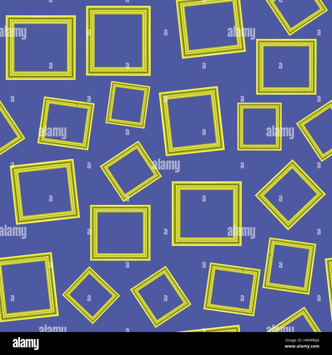 Giallo telai modello senza giunture Illustrazione Vettoriale