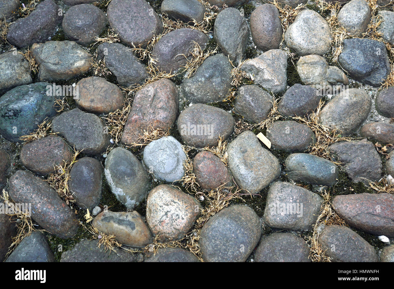 pavimento di ghiaia Foto Stock