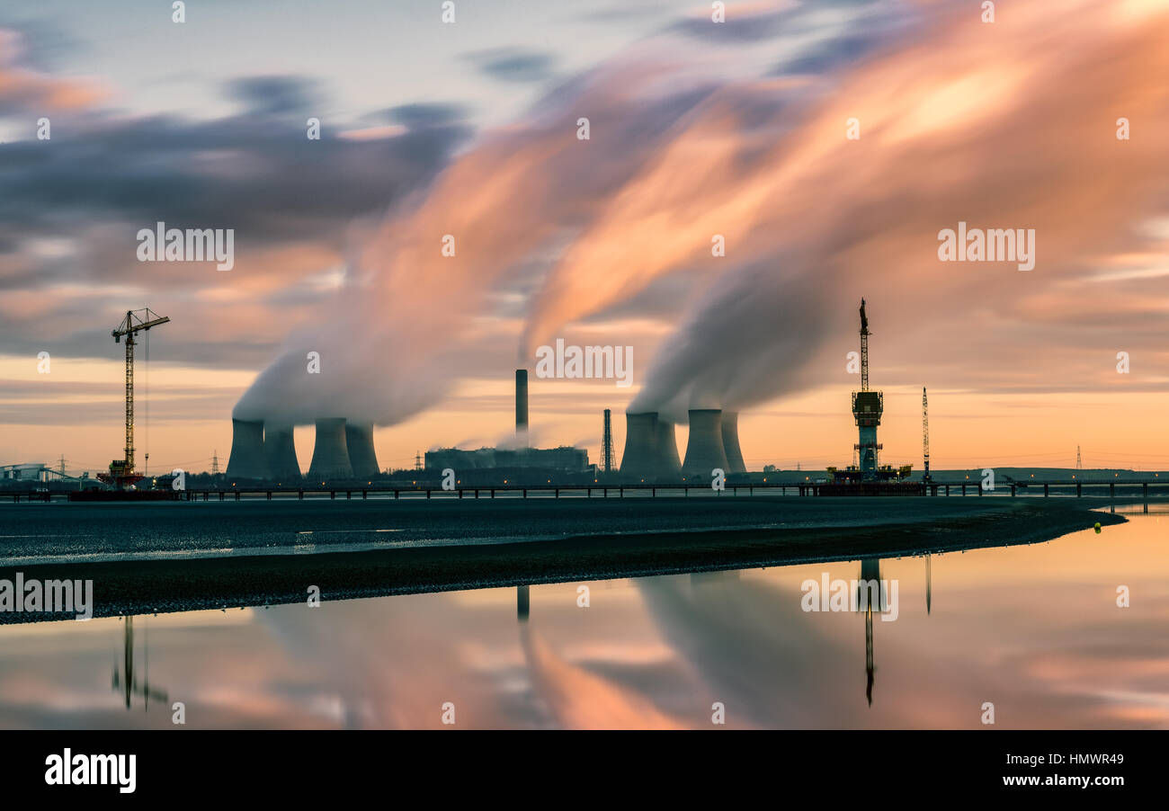 Fiddlers Ferry Power Station Foto Stock