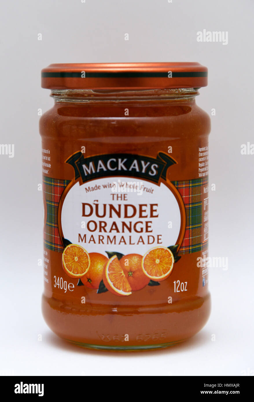 Mackays marmellata di arance Jar 340g Foto Stock
