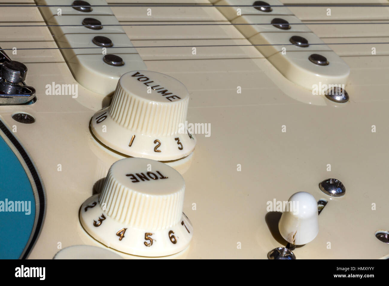 Manopole Chitarra Alnicov Nere Trasparenti Con Numeri Dorati - Set Di 4 Per Controllo Volume E Tone - Foto 3