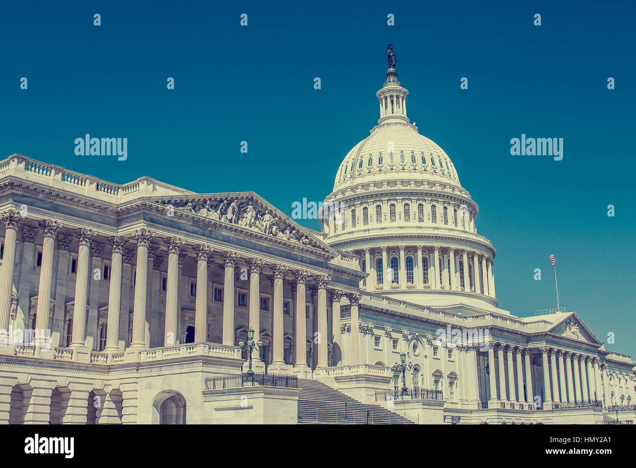 Capitol, sede del governo di Washington DC Foto Stock