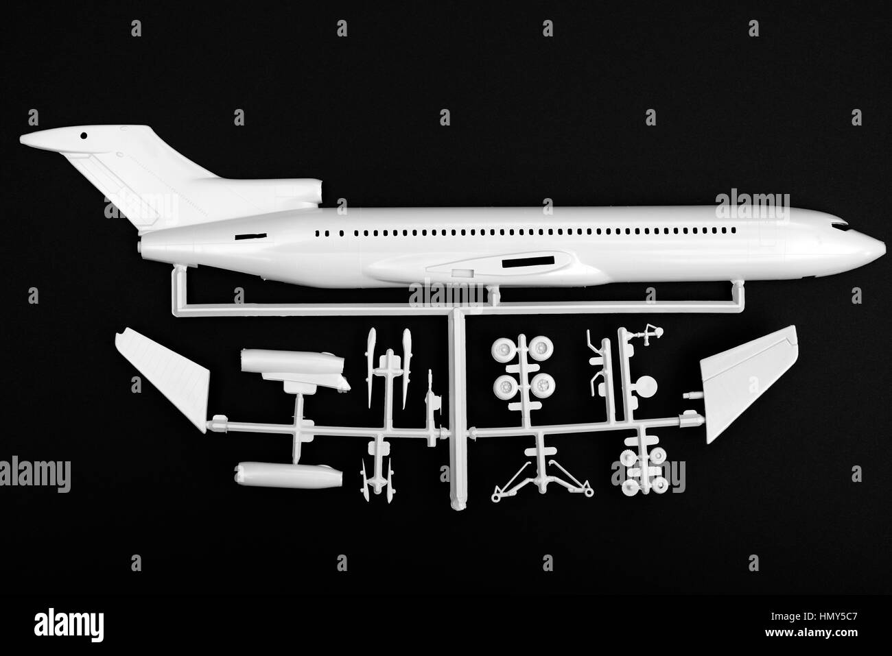 Airfix 1:444 Boeing 727 in plastica kit modello Foto Stock