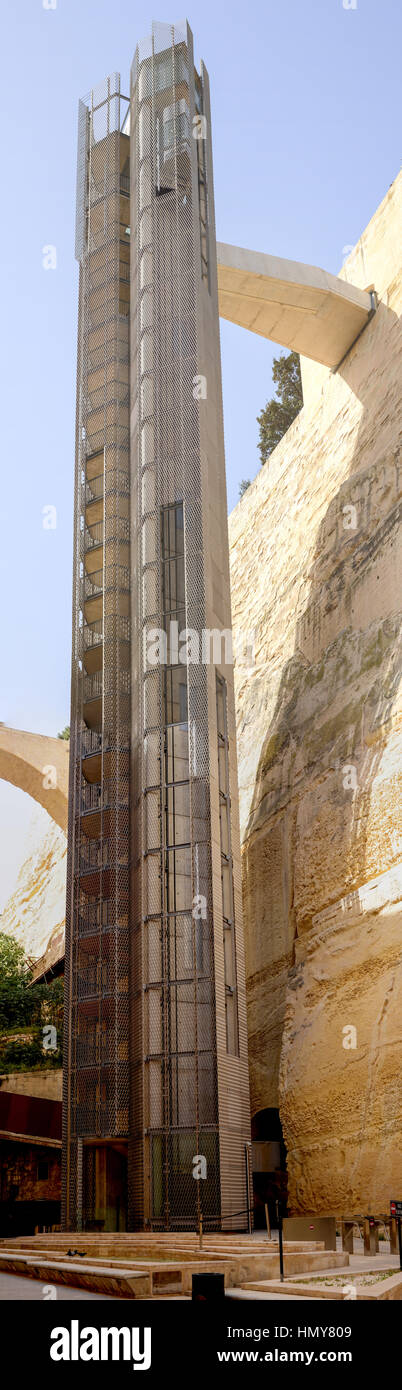 Upper Barrakka sollevare Foto Stock